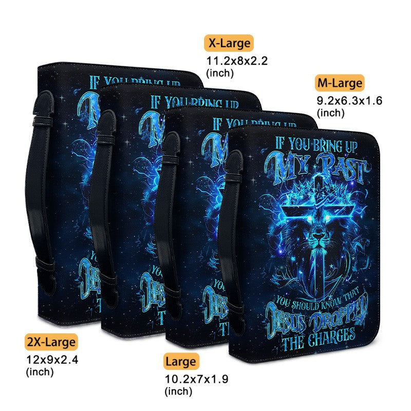 Jesus Dropped The Charges Lion Bible Cover