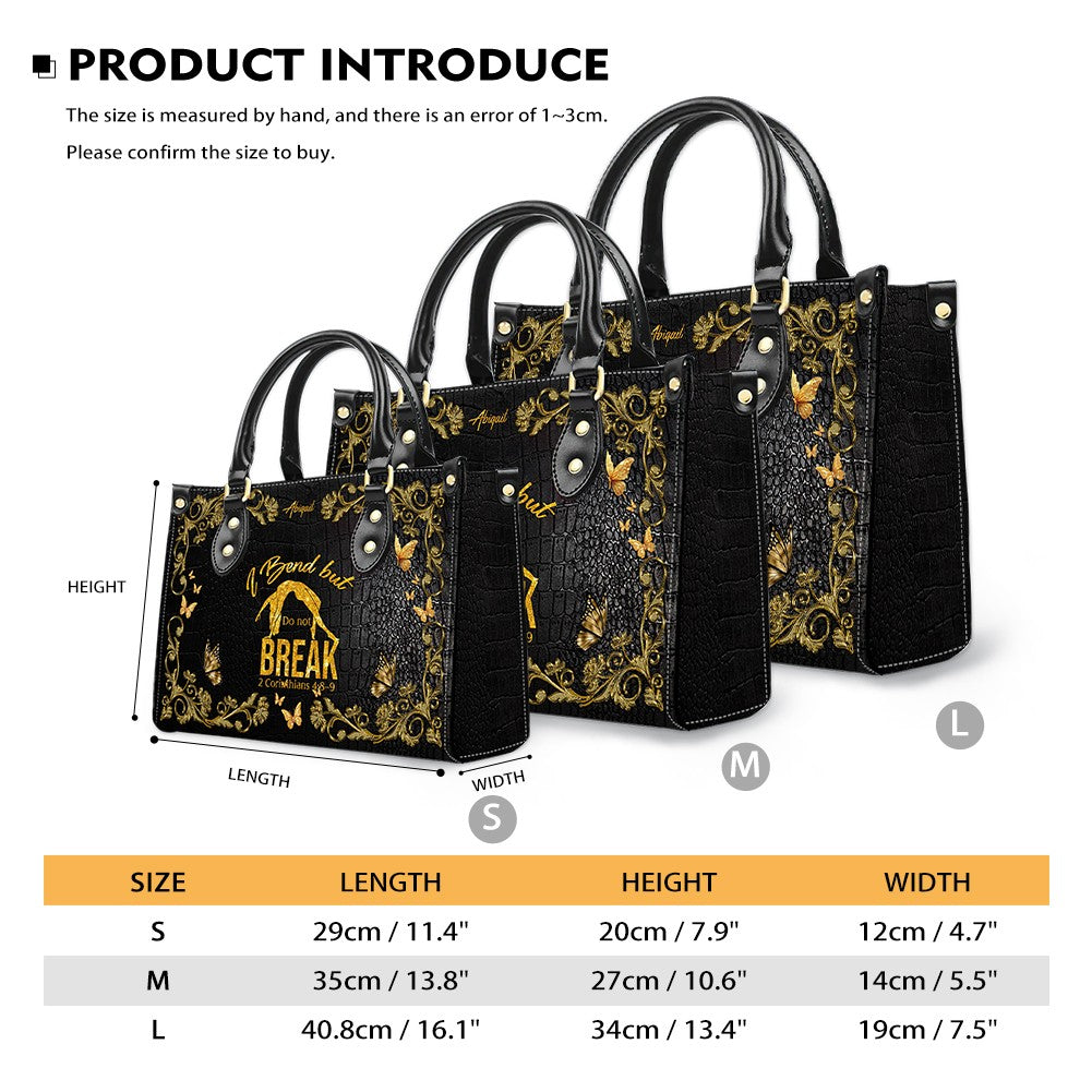 Personalized I Bend But Do Not Break Tote Bag