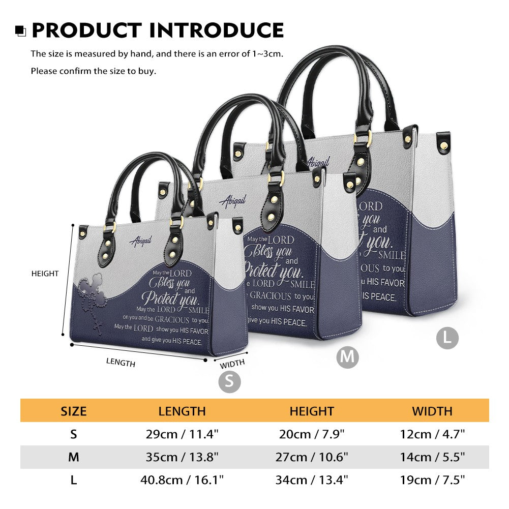 Personalized Christian Leather Handbag for Women