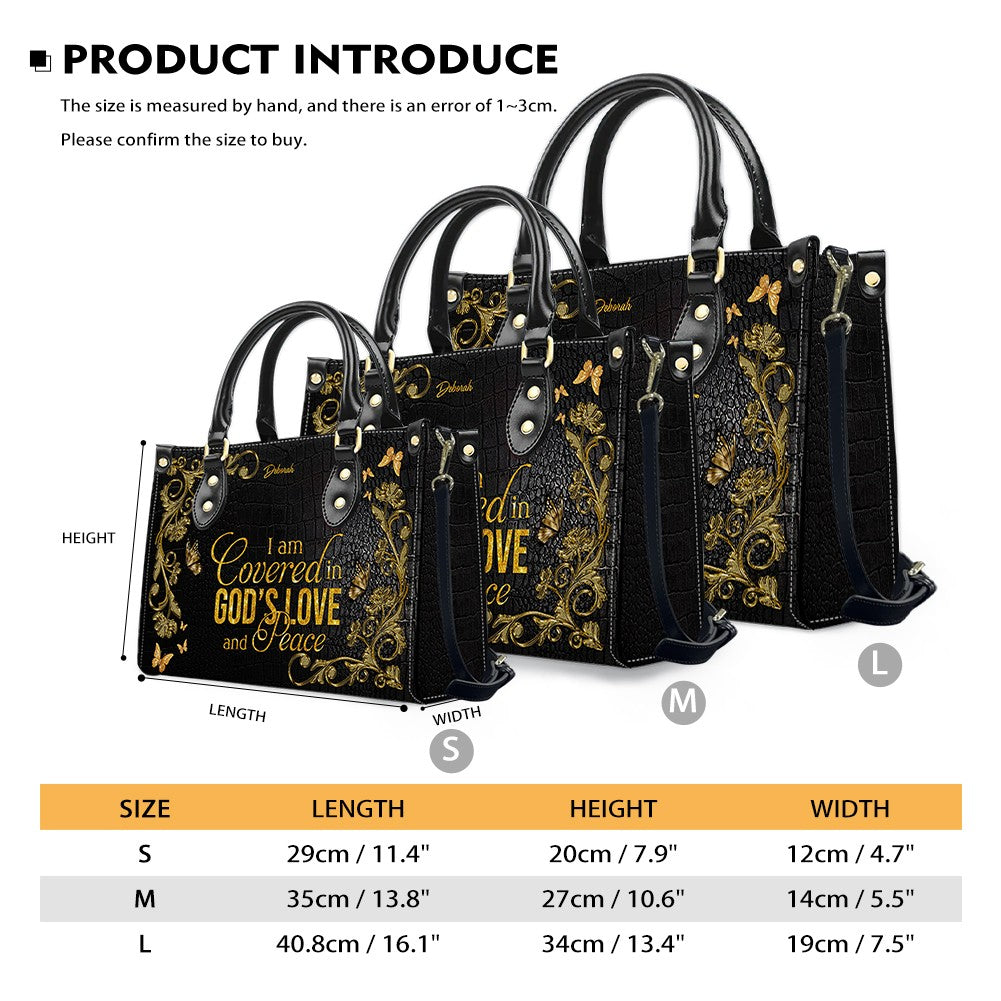 Christian Affirmation Leather Handbag