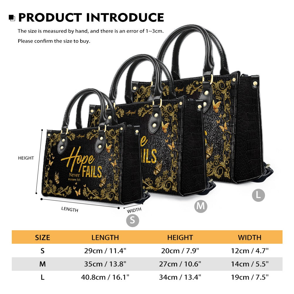 Hope & Faith Personalized Christian Tote Bag