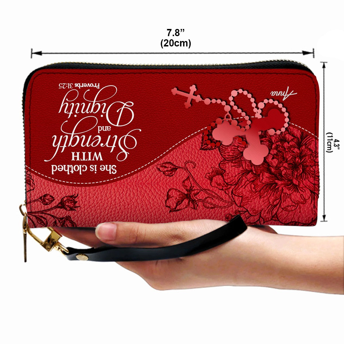 Personalized Christian Handbag & Clutch Set