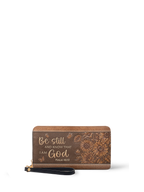 Solace "Be Still & Know" Psalm 46:10 Leather Wallet