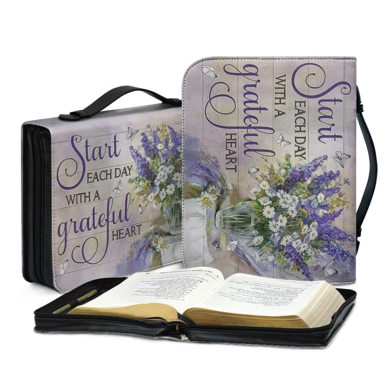 Personalized Purple Daisy Faith Bible Cover