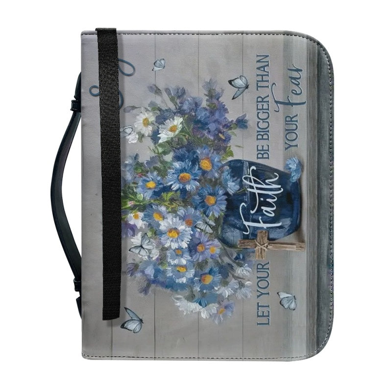 Personalized Purple Daisy Faith Bible Cover