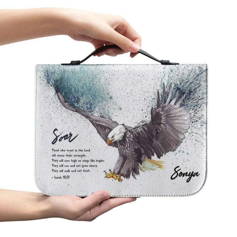 Personalized Soar Eagle Bible Cover