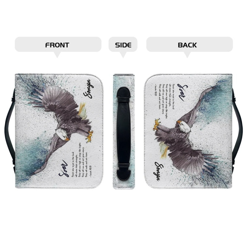 Personalized Soar Eagle Bible Cover