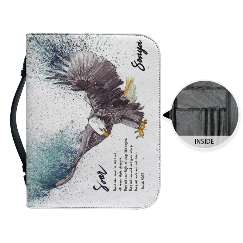 Personalized Soar Eagle Bible Cover