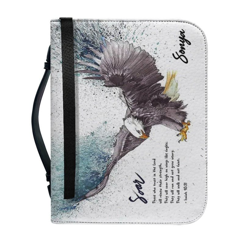 Personalized Soar Eagle Bible Cover