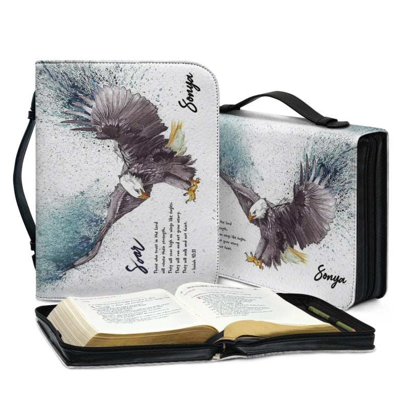 Personalized Soar Eagle Bible Cover