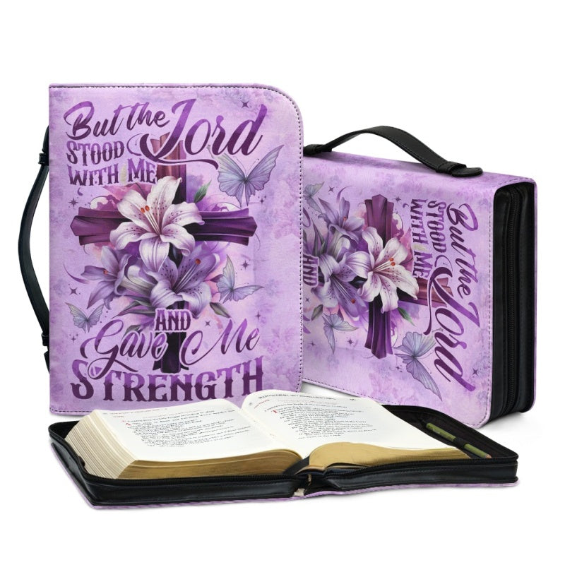 Personalized Lily Flower Bible Cover