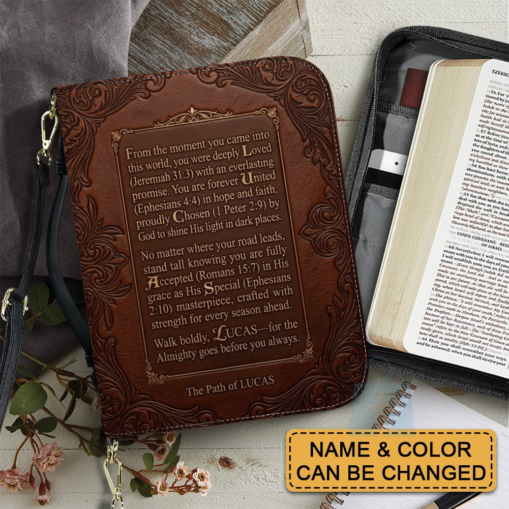 Personalized Name Acrostic Bible Cover