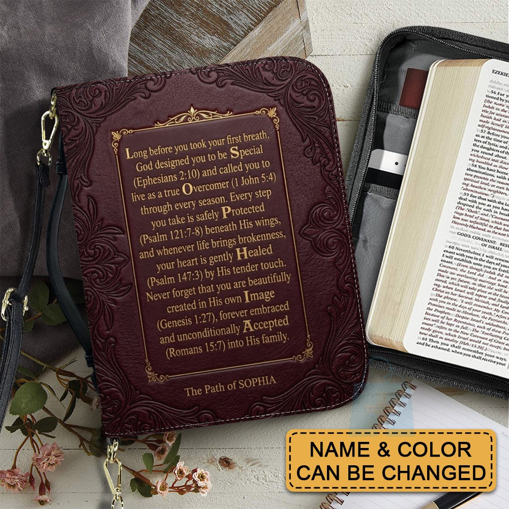 Personalized Name Acrostic Bible Cover