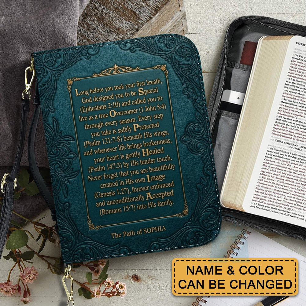 Personalized Name Acrostic Bible Cover