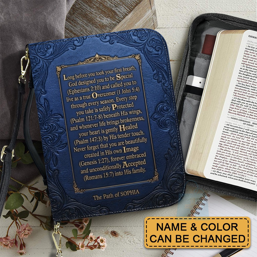 Personalized Name Acrostic Bible Cover