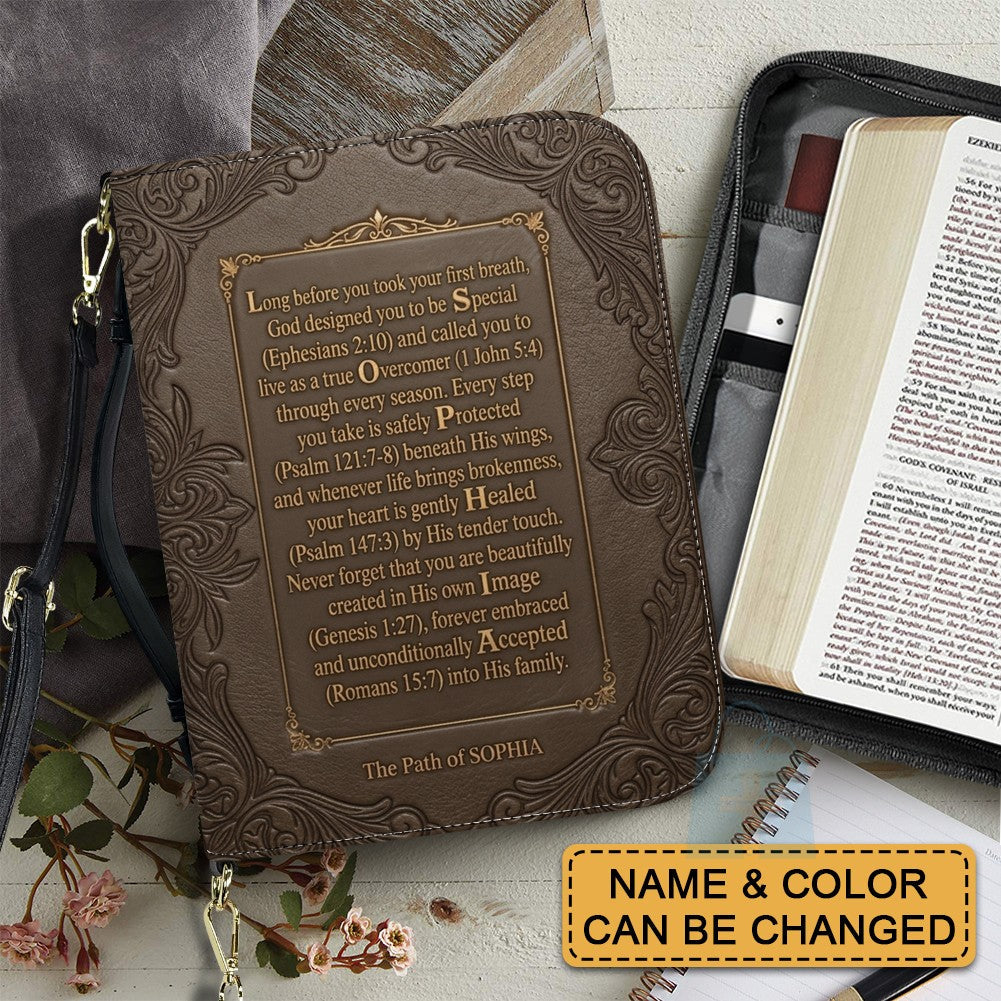 Personalized Name Acrostic Bible Cover