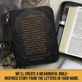 Personalized Name Acrostic Bible Cover