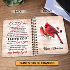 Personalized "To My Daughter" Faith Spiral Journal