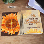 Personalized "Song Of Solomon 2:10" Scripture Spiral Journal