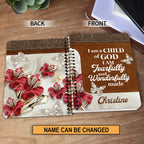 Personalized "I Am A Child Of God" Christian Spiral Journal