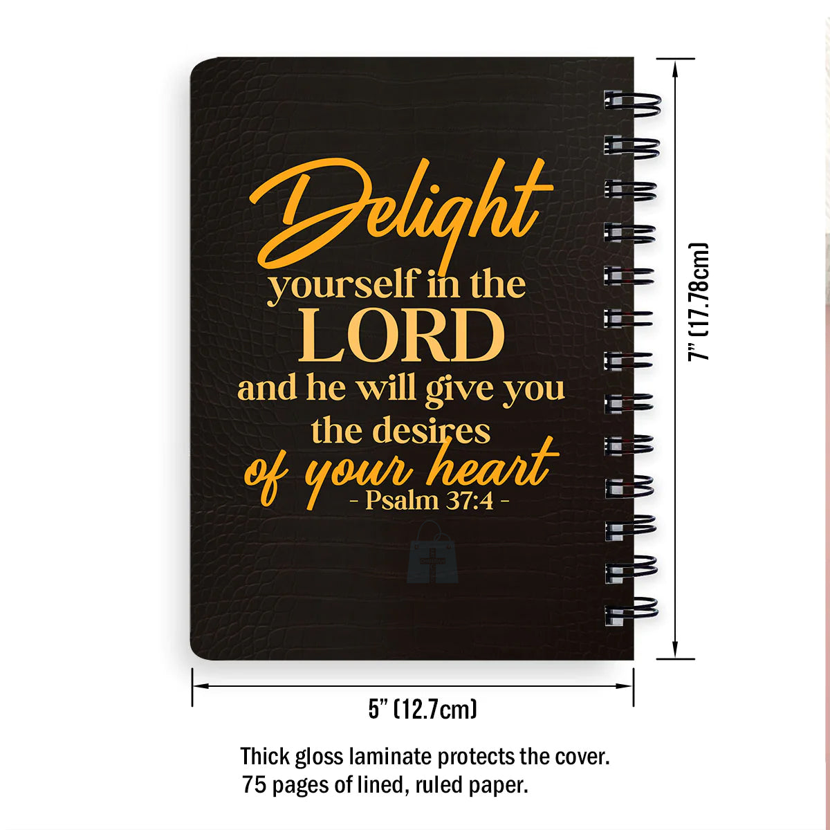 Delight Yourself in the Lord Leather Tote Bag