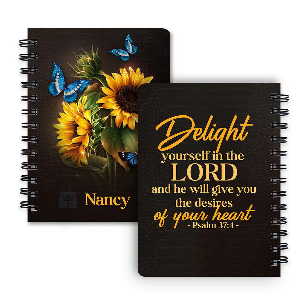 Delight Yourself in the Lord Leather Tote Bag