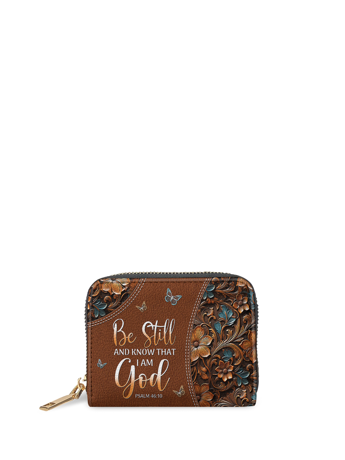 Psalm 46:10 Stillness Christian Mini Wallet