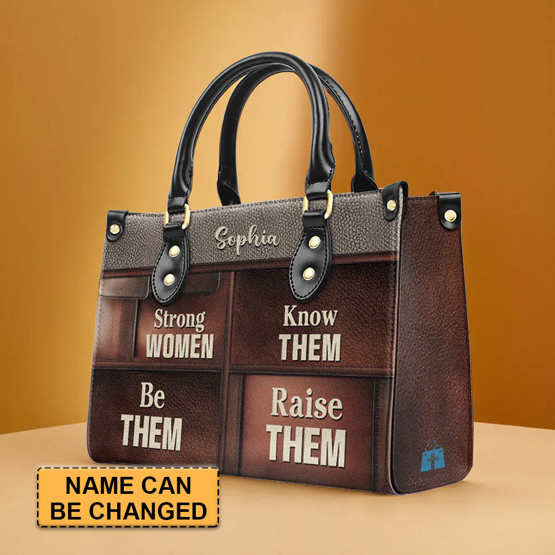 Personalized Strong Women Leather Handbag