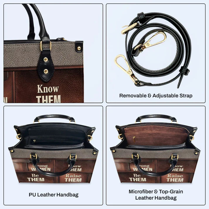Personalized Strong Women Leather Handbag