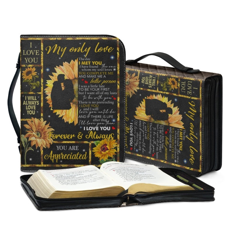 Personalized To My Girlfriend Bible Cover