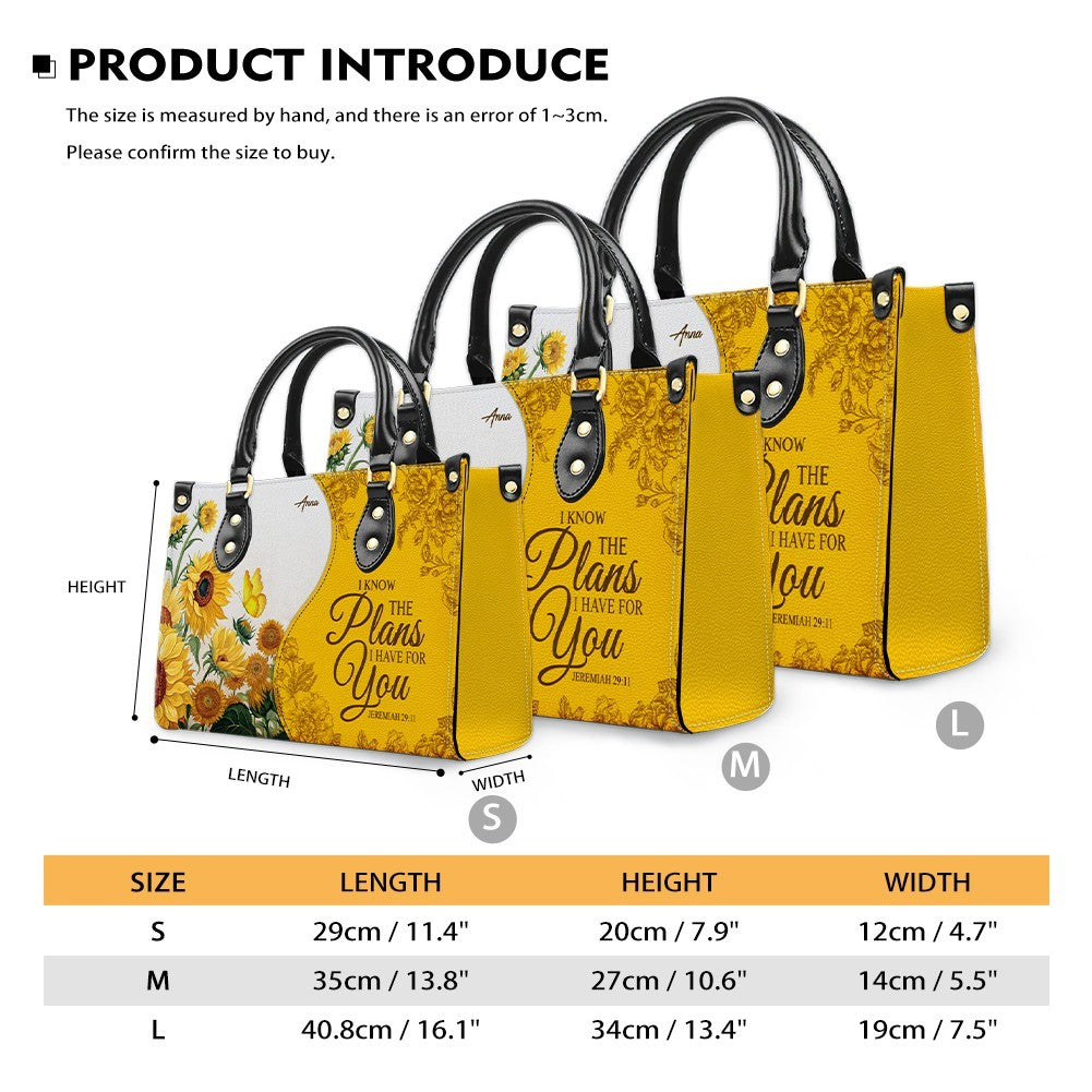 Personalized Christian Leather Handbag