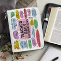 Personalized Teacher Affirmations Bible Cover
