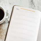Glory Psalm 28:7 Bible Study Journal