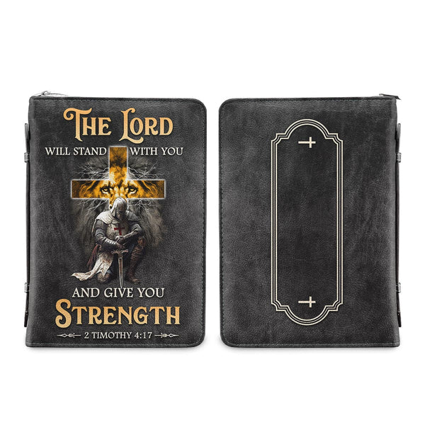 Divine Guardian Bible Cover - 2 Timothy 4:17