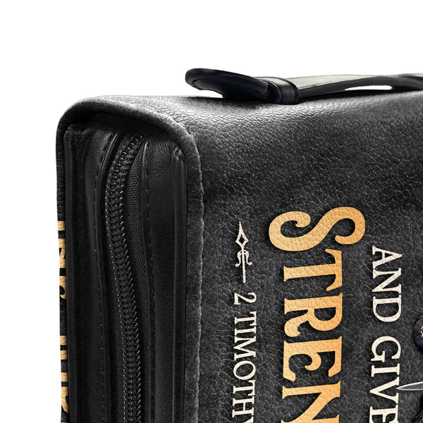 Divine Guardian Bible Cover - 2 Timothy 4:17
