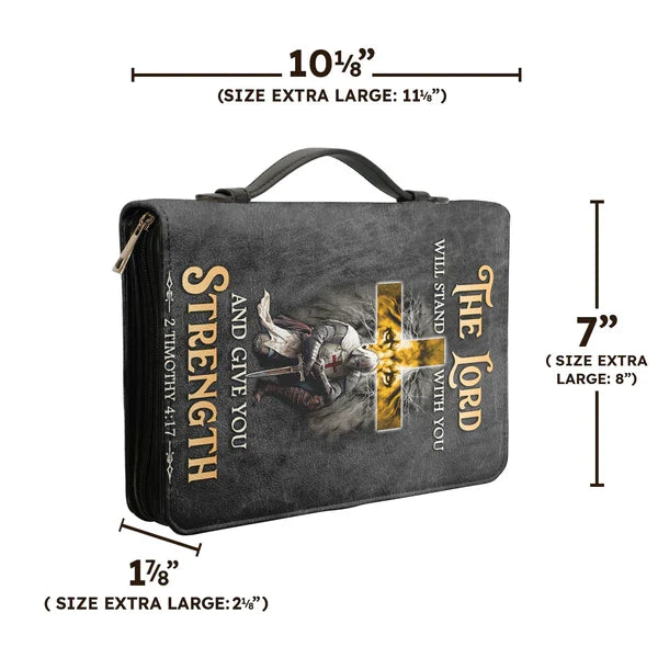 Divine Guardian Bible Cover - 2 Timothy 4:17