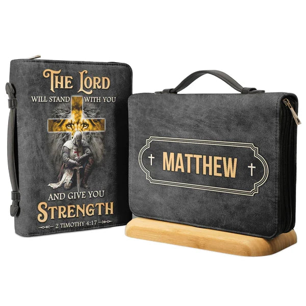 Divine Guardian Bible Cover - 2 Timothy 4:17