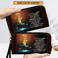 Personalized Lord Is My Stronghold Clutch Purse