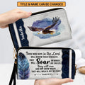 Soar on Wings Like Eagles Personalized Clutch