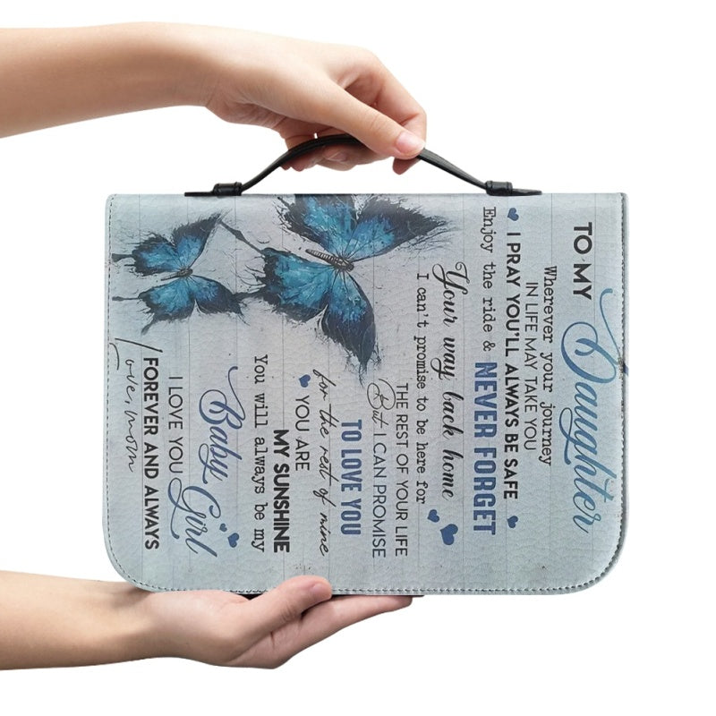 To My Daughter Personalized Bible Cover