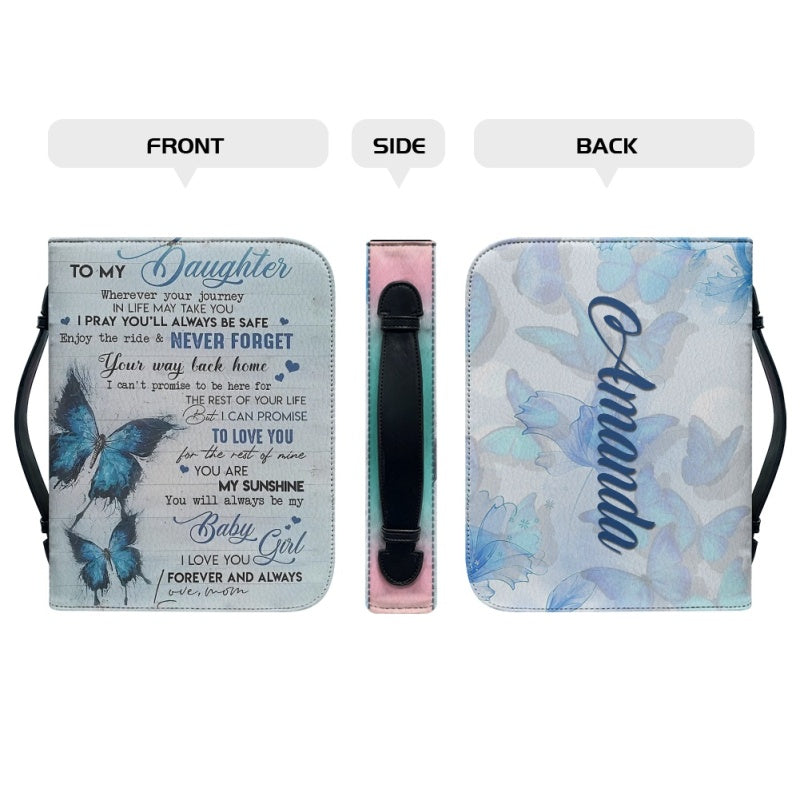 To My Daughter Personalized Bible Cover