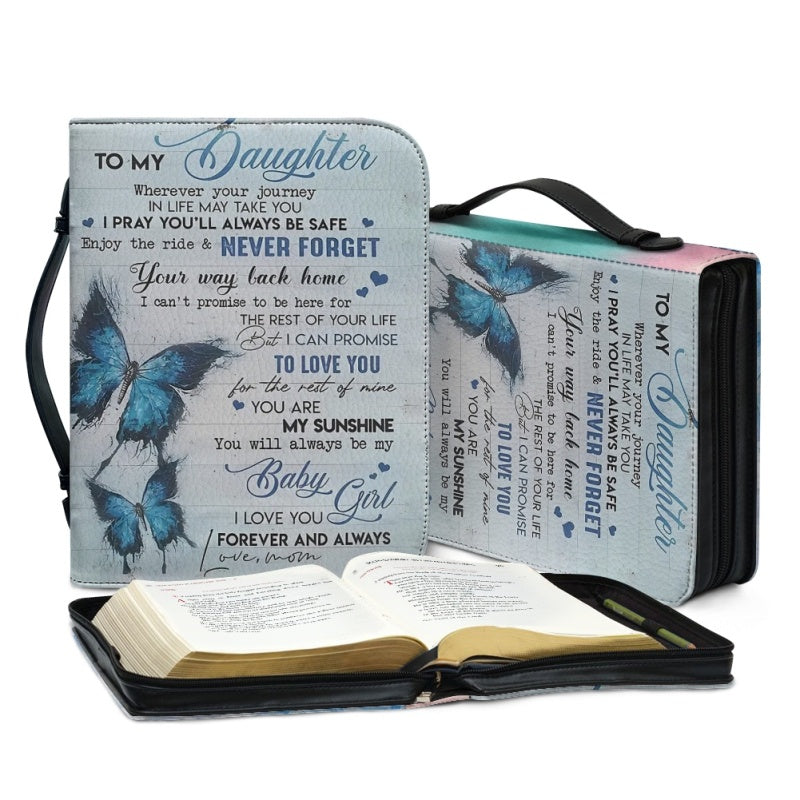 To My Daughter Personalized Bible Cover