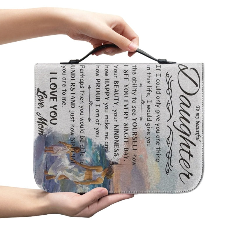 Personalized To My Daughter From Mom Bible Cover