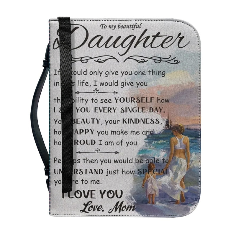 Personalized To My Daughter From Mom Bible Cover