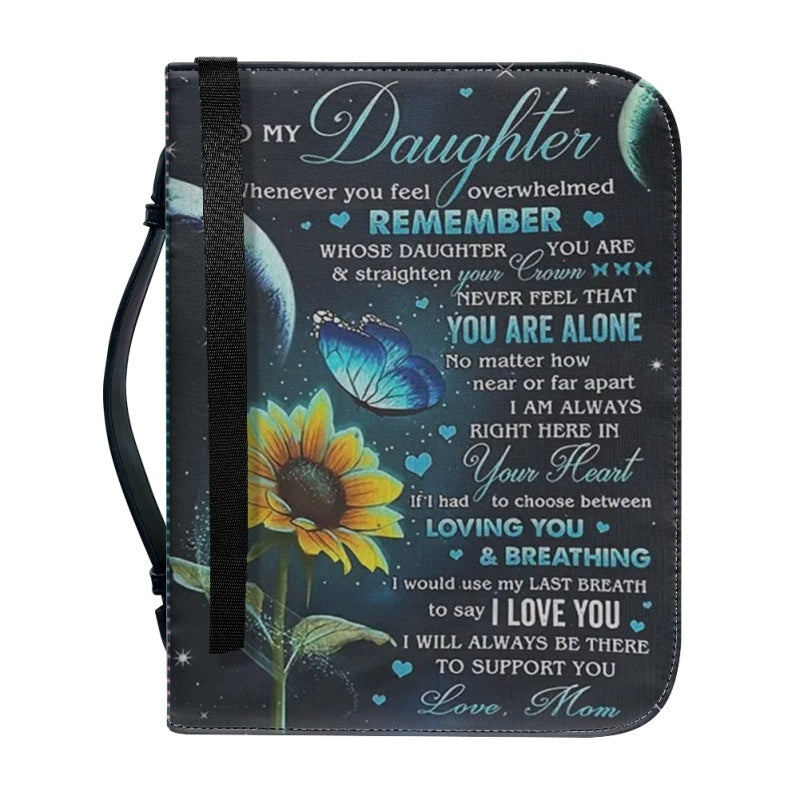 To My Daughter Personalized Bible Cover