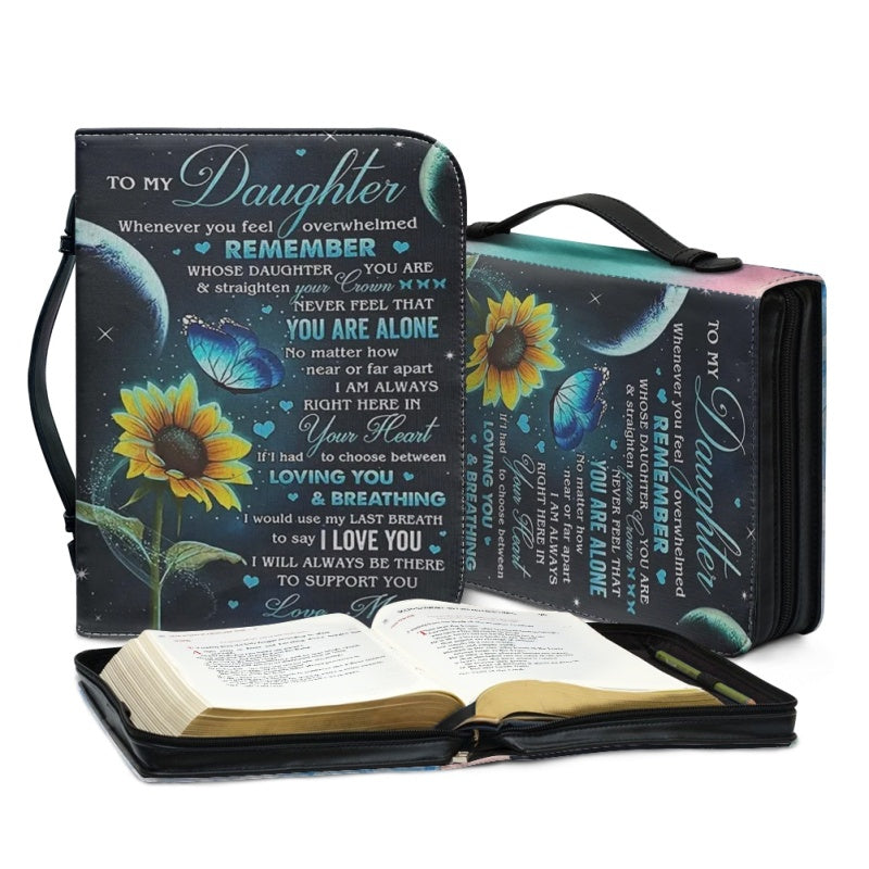 To My Daughter Personalized Bible Cover