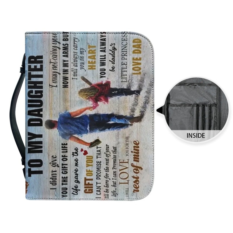 To My Daughter From Dad Personalized Bible Cover