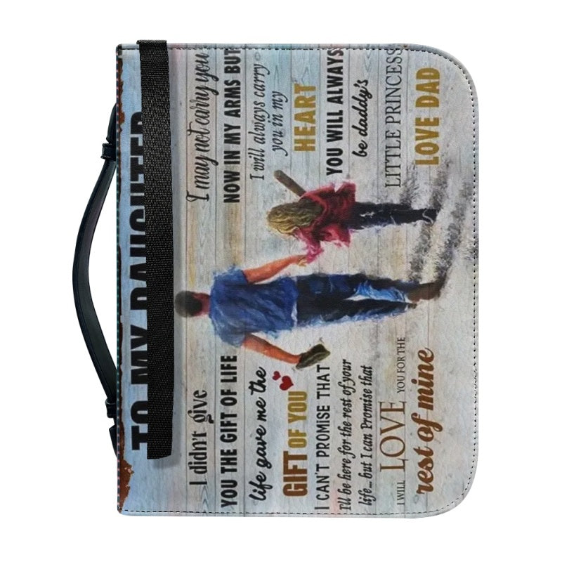 To My Daughter From Dad Personalized Bible Cover