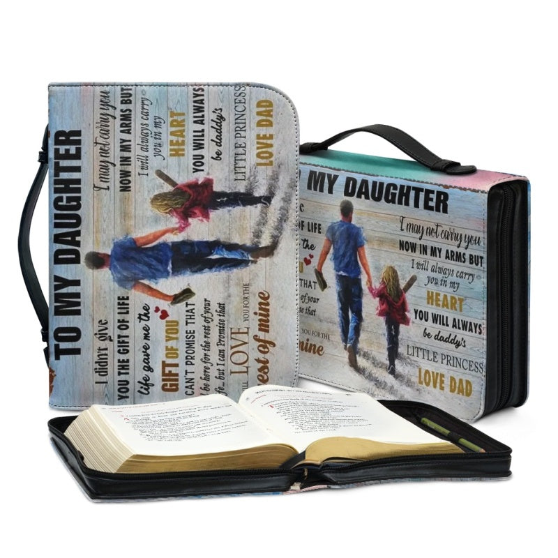 To My Daughter From Dad Personalized Bible Cover
