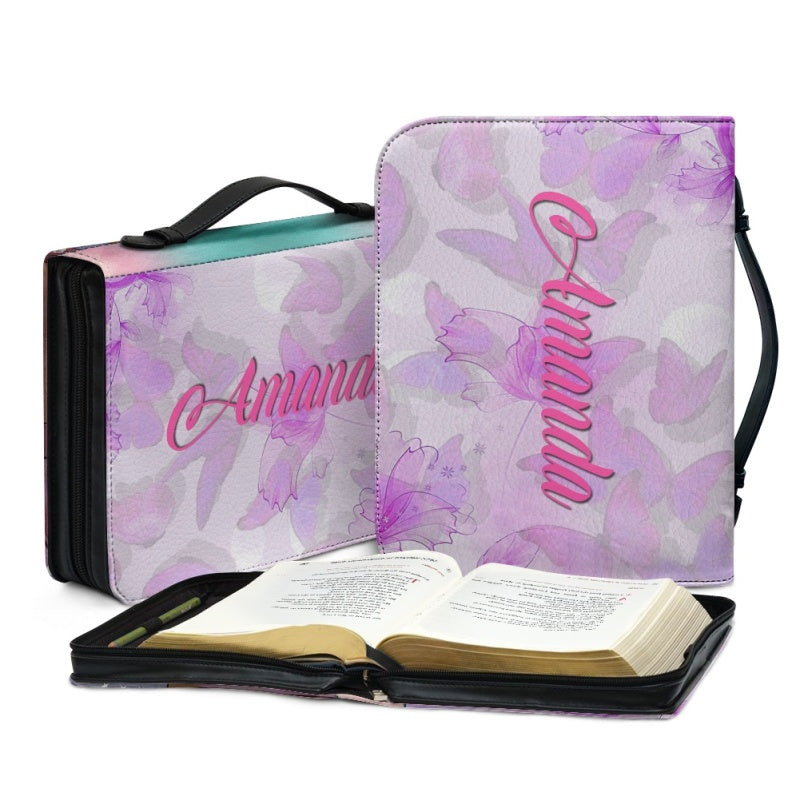 To My Daughter From Mom Personalized Bible Cover